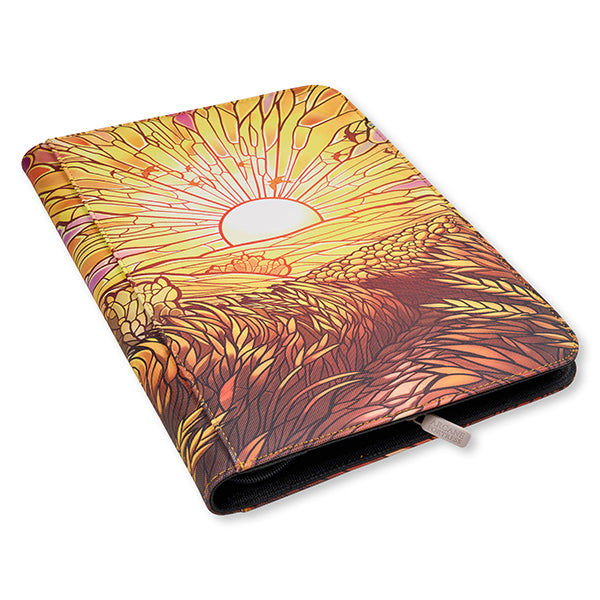 Arcane Fortress 9-Pocket Sideloading Binder: Stained Glass - Golden Plains