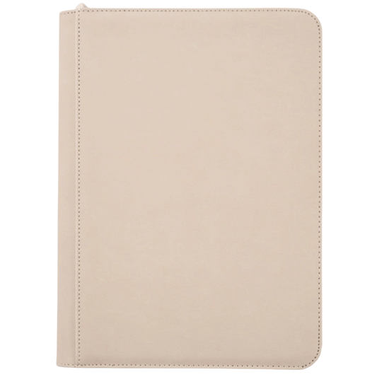 Arcane Fortress 9-Pocket Sideloading Binder: Solid Color - Cream