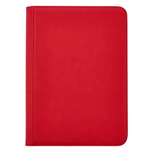 Arcane Fortress 9-Pocket Sideloading Binder: Solid Color - Red