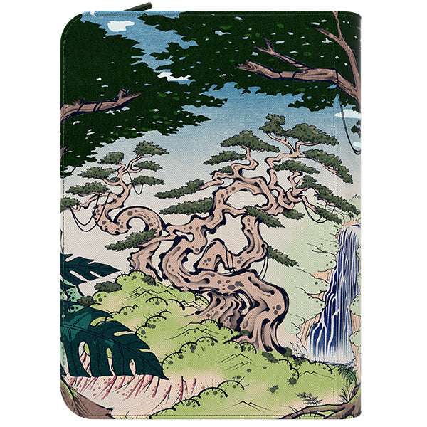 Arcane Fortress 9-Pocket Sideloading Binder: Ukiyo-e Collection - Verdant Sanctuary