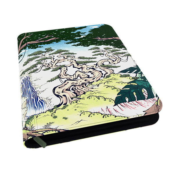 Arcane Fortress 9-Pocket Sideloading Binder: Ukiyo-e Collection - Verdant Sanctuary
