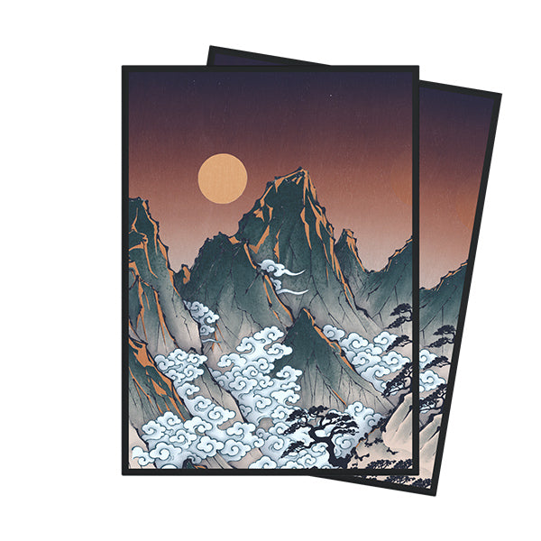 Arcane Fortress Standard Card Sleeves: Ukiyo-e Collection - Crimson Ridge