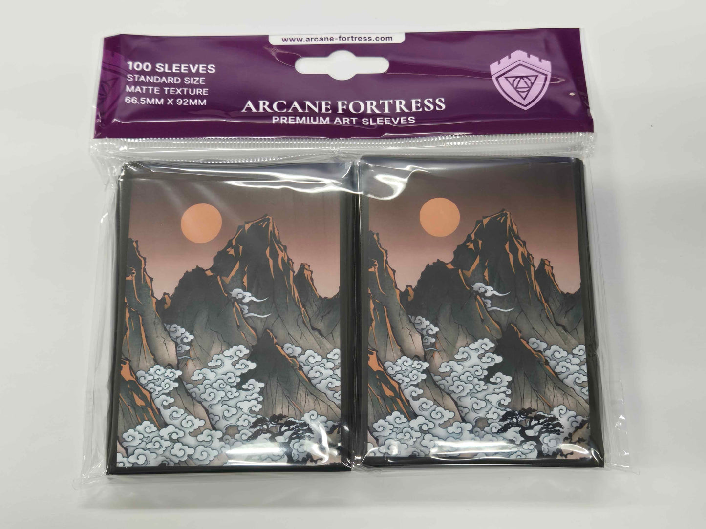 Arcane Fortress Standard Card Sleeves: Ukiyo-e Collection - Crimson Ridge