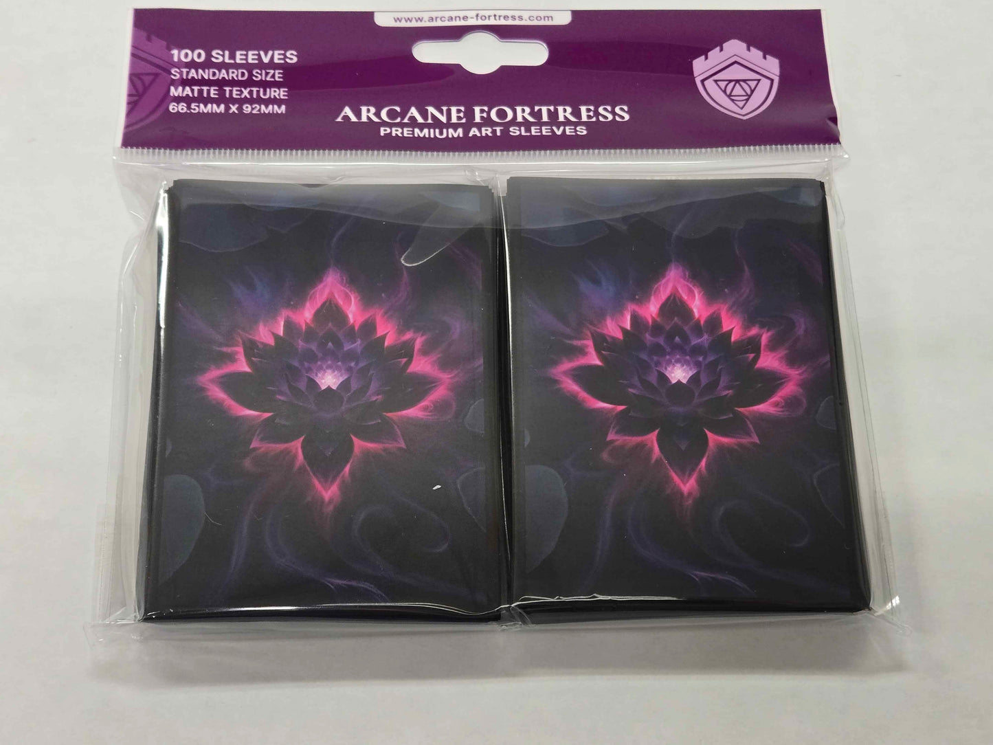 Arcane Fortress Standard Card Sleeves: Prestige - Cursed Lotus