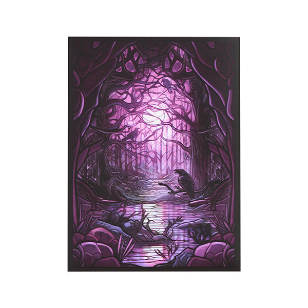 Arcane Fortress Standard Card Sleeves: Stained Glass - Decaying Swamp