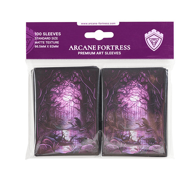 Arcane Fortress Standard Card Sleeves: Stained Glass - Decaying Swamp