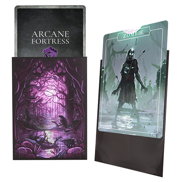 Arcane Fortress Standard Card Sleeves: Stained Glass - Decaying Swamp