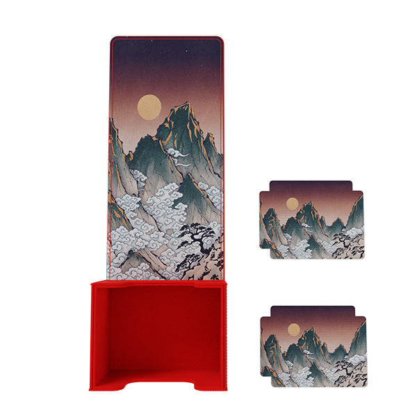 Arcane Fortress Deck Vault Radiant 100+ Standard: Ukiyo-e Collection - Crimson Ridge