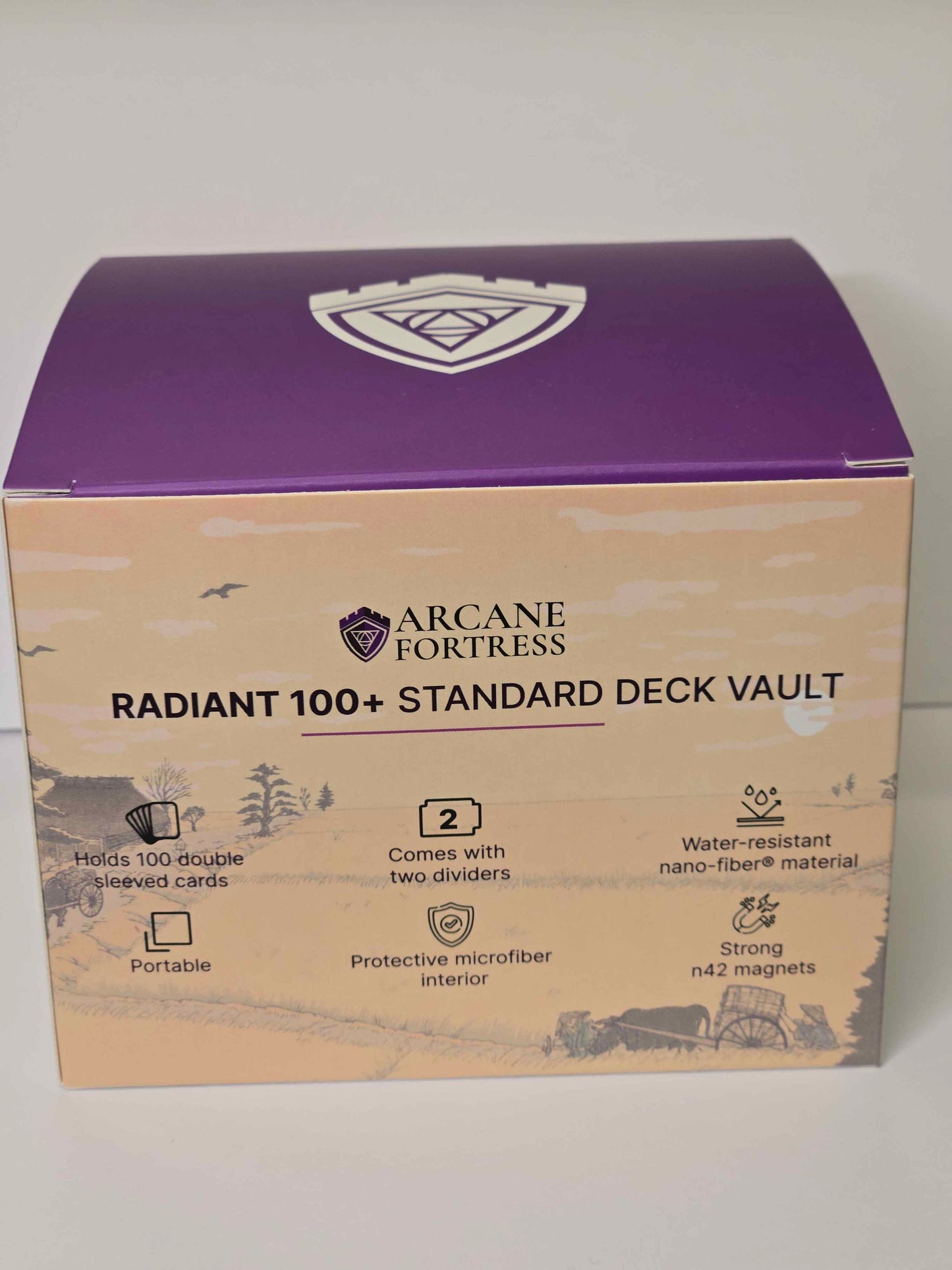 Arcane Fortress Deck Vault Radiant 100+ Standard: Ukiyo-e Collection - Dusk over Edo