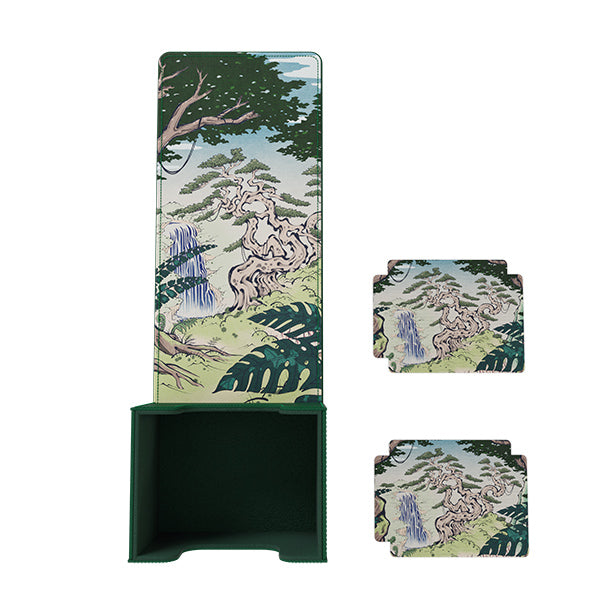 Arcane Fortress Deck Vault Radiant 100+ Standard: Ukiyo-e Collection - Verdant Sanctuary