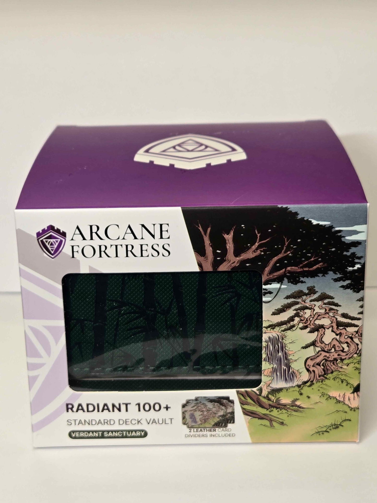 Arcane Fortress Deck Vault Radiant 100+ Standard: Ukiyo-e Collection - Verdant Sanctuary