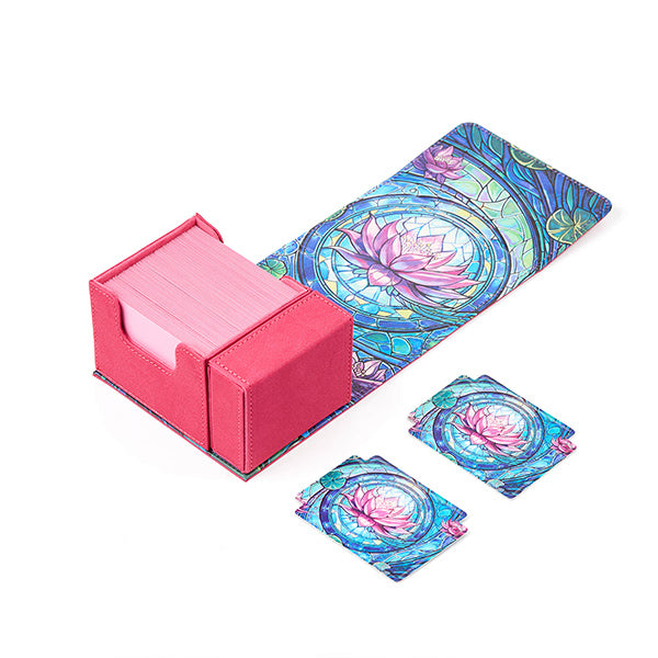 Arcane Fortress Deck Vault Radiant 100+ Deluxe: Stained Glass - Blossom Grace