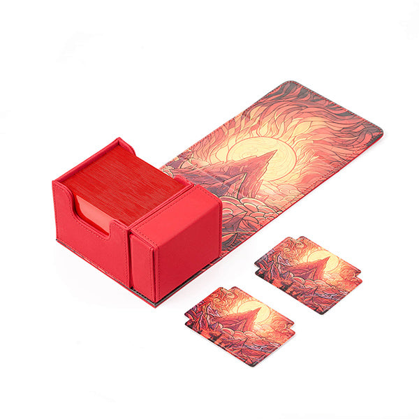 Arcane Fortress Deck Vault Radiant 100+ Deluxe: Stained Glass - Burning Mountain