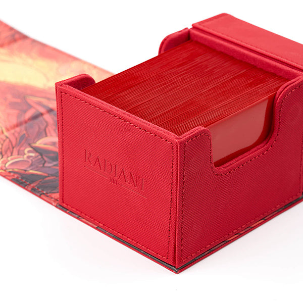 Arcane Fortress Deck Vault Radiant 100+ Deluxe: Stained Glass - Burning Mountain