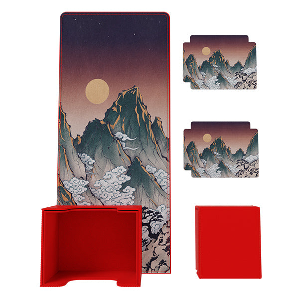 Arcane Fortress Deck Vault Radiant 100+ Deluxe: Ukiyo-e Collection - Crimson Ridge