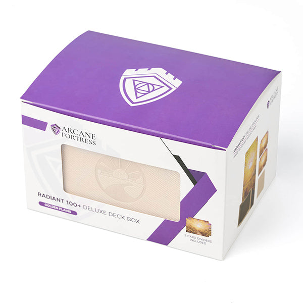 Arcane Fortress Deck Vault Radiant 100+ Deluxe: Stained Glass - Golden Plains