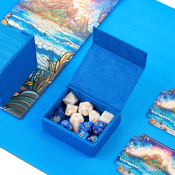 Arcane Fortress Deck Vault Radiant 100+ Deluxe: Stained Glass - Hidden Island