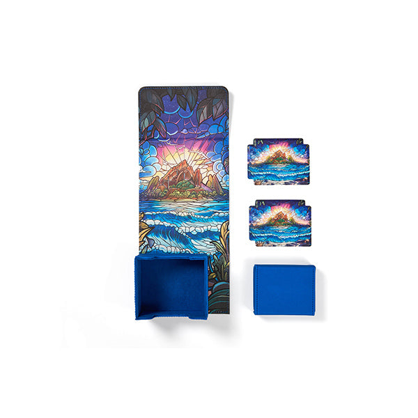 Arcane Fortress Deck Vault Radiant 100+ Deluxe: Stained Glass - Hidden Island