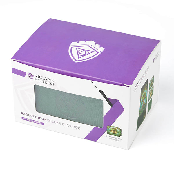 Arcane Fortress Deck Vault Radiant 100+ Deluxe: Stained Glass - Mythical Forest