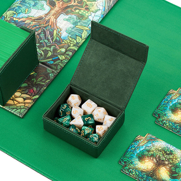 Arcane Fortress Deck Vault Radiant 100+ Deluxe: Stained Glass - Mythical Forest