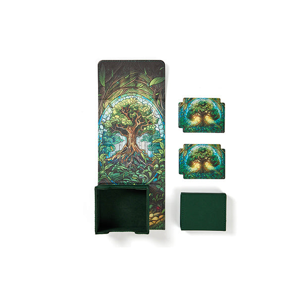 Arcane Fortress Deck Vault Radiant 100+ Deluxe: Stained Glass - Mythical Forest