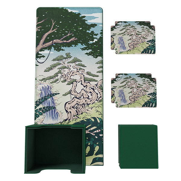 Arcane Fortress Deck Vault Radiant 100+ Deluxe: Ukiyo-e Collection - Verdant Sanctuary