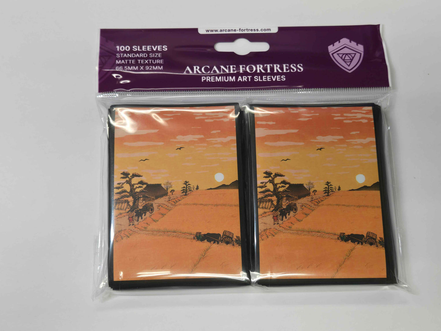 Arcane Fortress Standard Card Sleeves: Ukiyo-e Collection - Dusk Over Edo