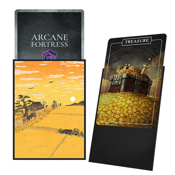 Arcane Fortress Standard Card Sleeves: Ukiyo-e Collection - Dusk Over Edo