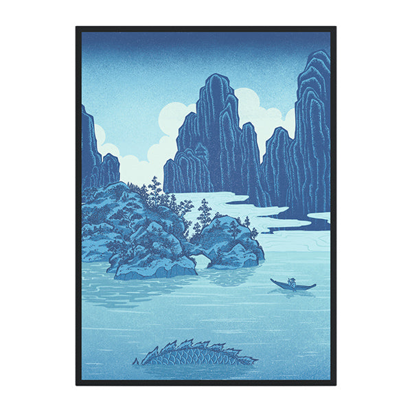 Arcane Fortress Standard Card Sleeves: Ukiyo-e Collection - Echoes of the Deep