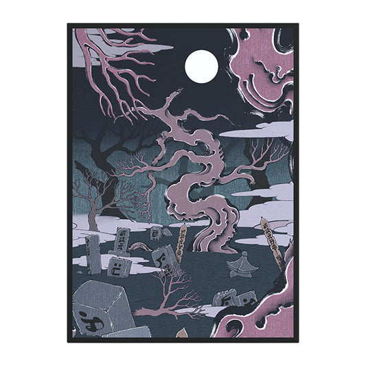 Arcane Fortress Standard Card Sleeves: Ukiyo-e Collection - Marsh of the Unspoken