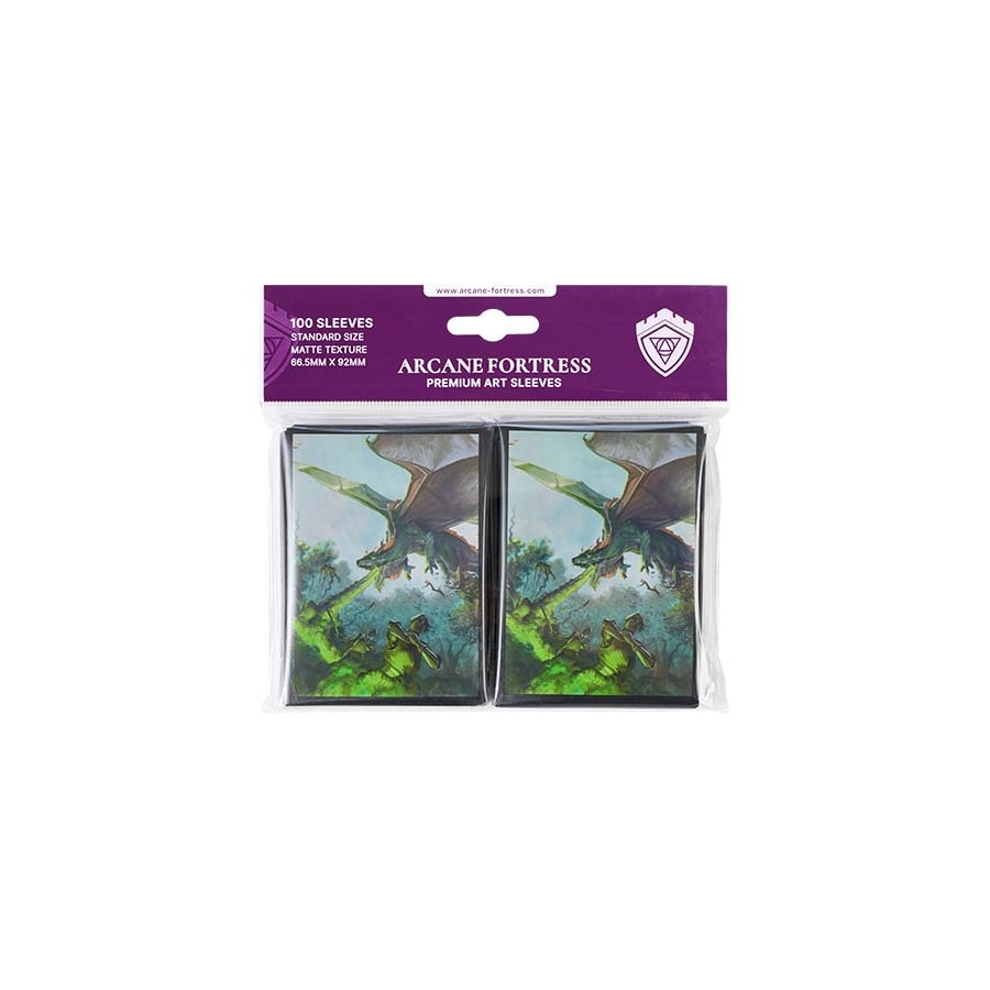 Arcane Fortress Standard Card Sleeves: Year of the Dragon - Nature's Retribution