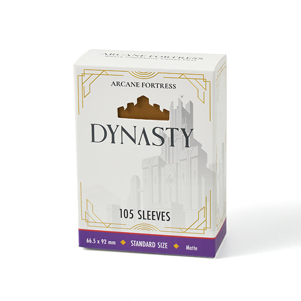 Arcane Fortress Standard Card Sleeves: Dynasty - Desert Gold
