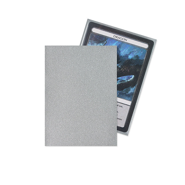 Arcane Fortress Standard Card Sleeves: Dynasty - Frosted Silver