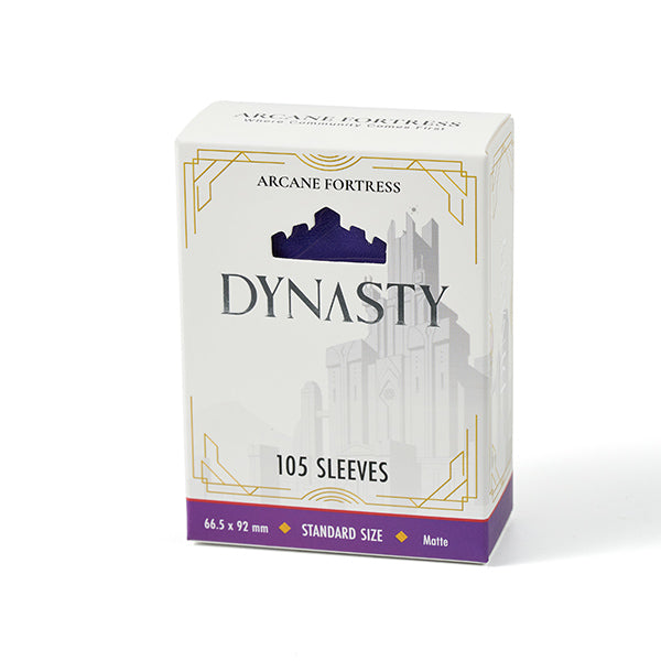 Arcane Fortress Standard Card Sleeves: Dynasty - Royal Purple