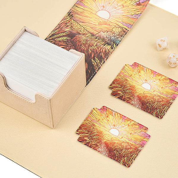 Arcane Fortress Deck Vault Radiant 100+ Standard: Stained Glass - Golden Plains