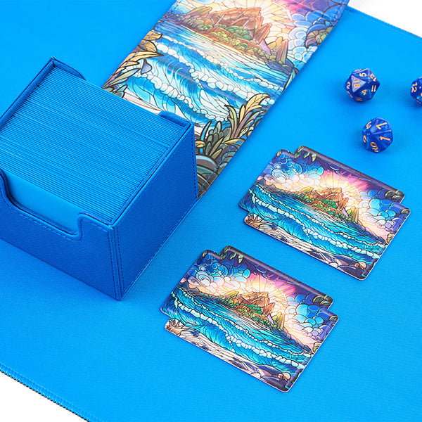 Arcane Fortress Deck Vault Radiant 100+ Standard: Stained Glass - Hidden Island