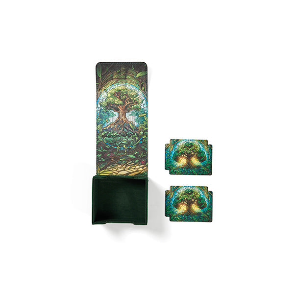 Arcane Fortress Deck Vault Radiant 100+ Standard: Stained Glass - Mythical Forest