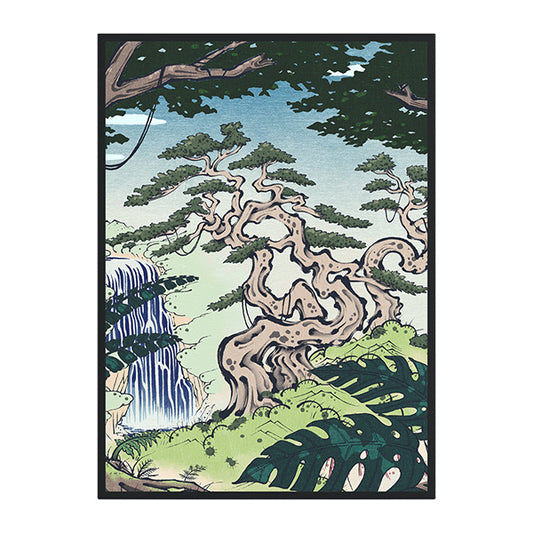 Arcane Fortress Standard Card Sleeves: Ukiyo-e Collection - Verdant Sanctuary