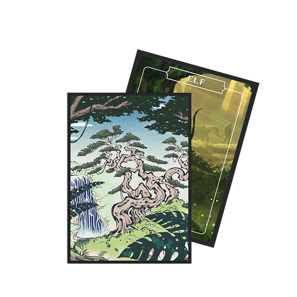 Arcane Fortress Standard Card Sleeves: Ukiyo-e Collection - Verdant Sanctuary