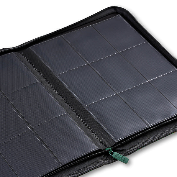 Arcane Fortress 9-Pocket Sideloading Binder: Stained Glass - Mythical Forest