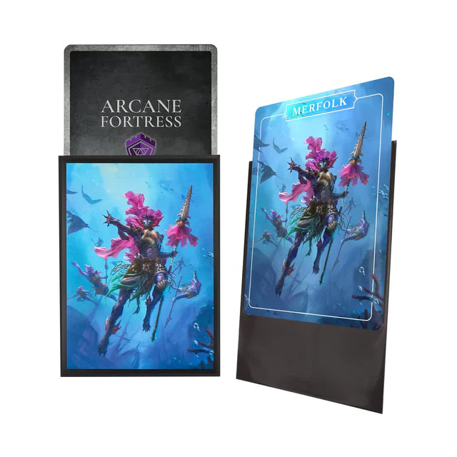 Arcane Fortress Standard Card Sleeves: Matte Art - Tribes - Emperor of the Deep