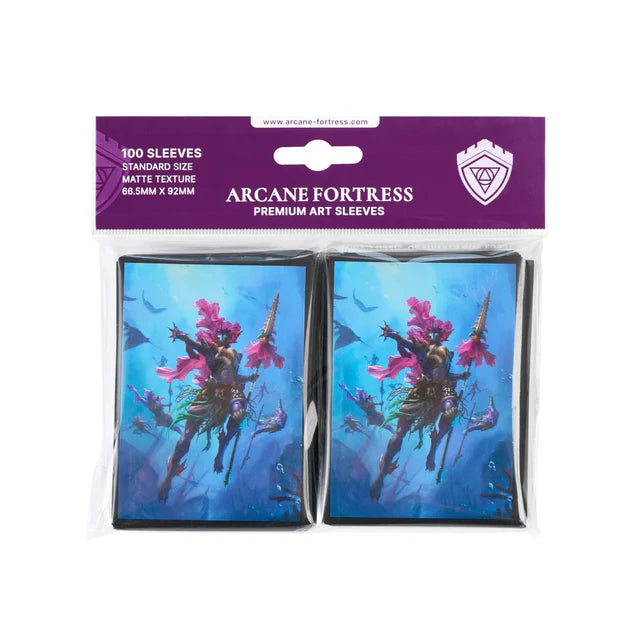Arcane Fortress Standard Card Sleeves: Matte Art - Tribes - Emperor of the Deep