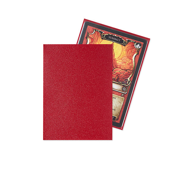 Arcane Fortress Standard Card Sleeves: Dynasty - Dark Ruby
