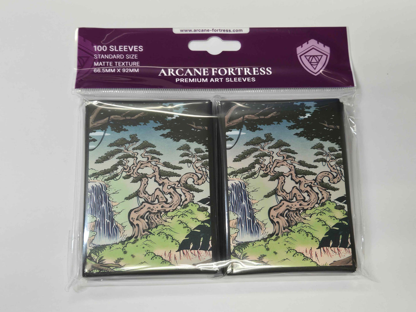 Arcane Fortress Standard Card Sleeves: Ukiyo-e Collection - Verdant Sanctuary