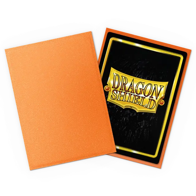 Dragon Shield Standard Matte Sleeves: Amber (100ct.)
