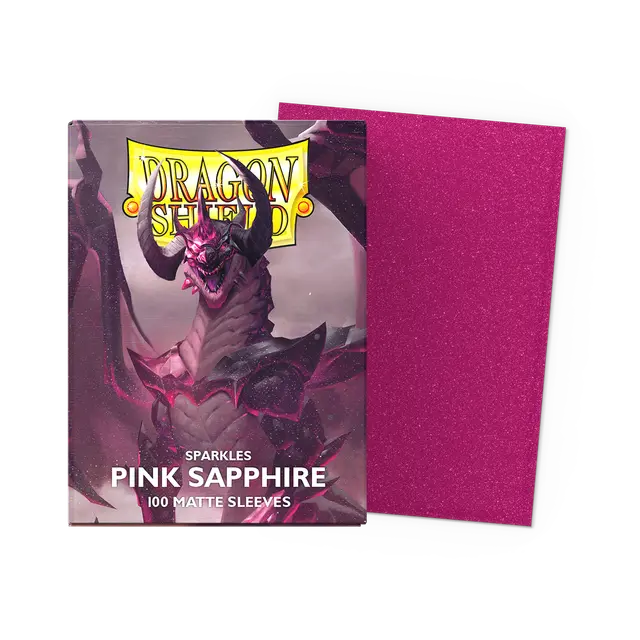 Dragon Shield Standard Matte Sleeves: Pink Sapphire (100ct.)