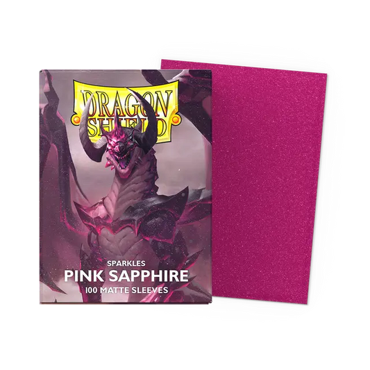 Dragon Shield Standard Matte Sleeves: Pink Sapphire (100ct.)