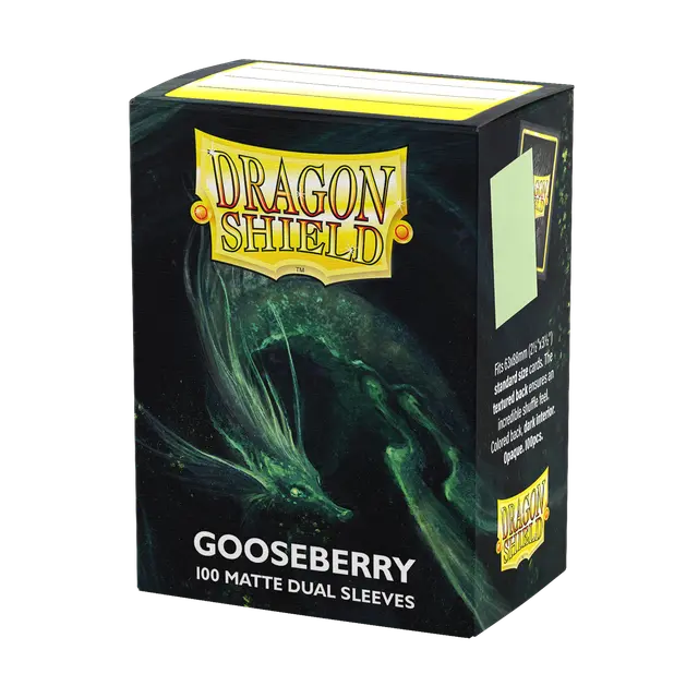 Dragon Shield Standard Dual Matte Sleeves: Gooseberry (100ct.)