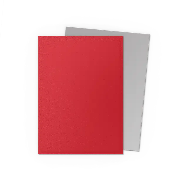 Dragon Shield Standard Dual Matte Sleeves: Crimson & Silver (100ct.)