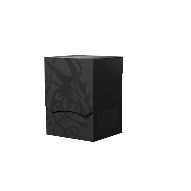 Dragon Shield – Scatola Da Tavolo Portamazzi Nera (Shadow Black) – AT-30524 – Per 20 Carte Single Sleeve O 48 Dadi